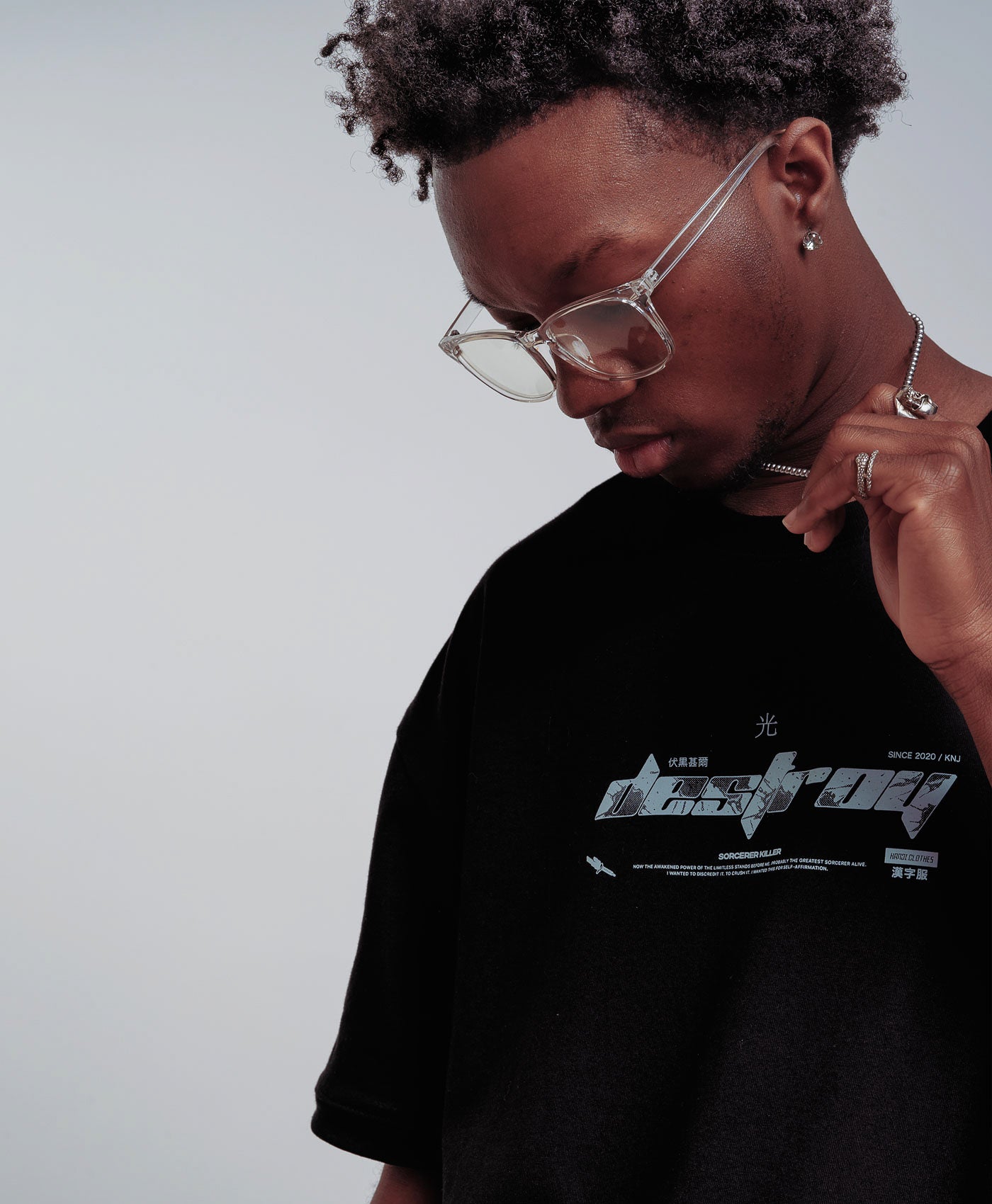 Polera Oversize Anime Jujutsu Kaisen Toji Fushiguro