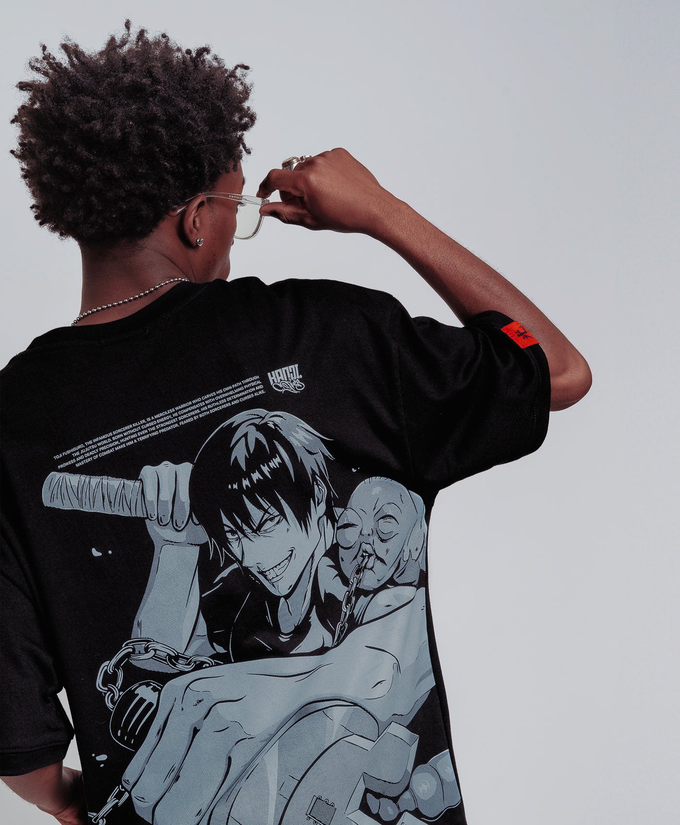 Polera Oversize Anime Jujutsu Kaisen Toji Fushiguro
