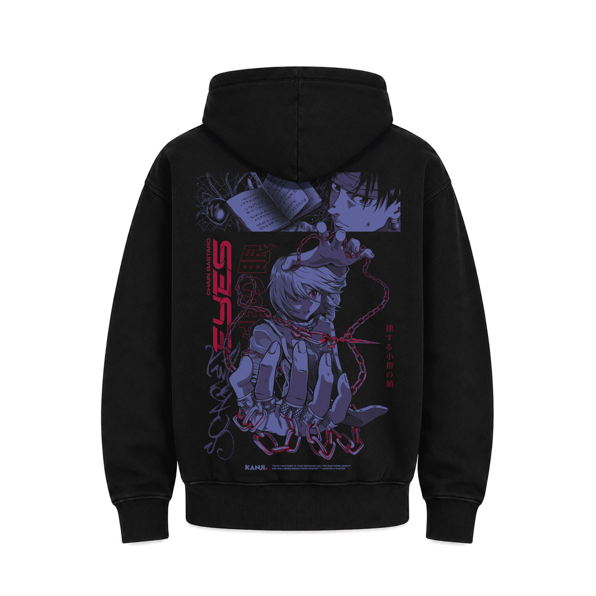Hoodie Poleron Anime Hunter x Hunter #color_negro #fit-hoodie_regular