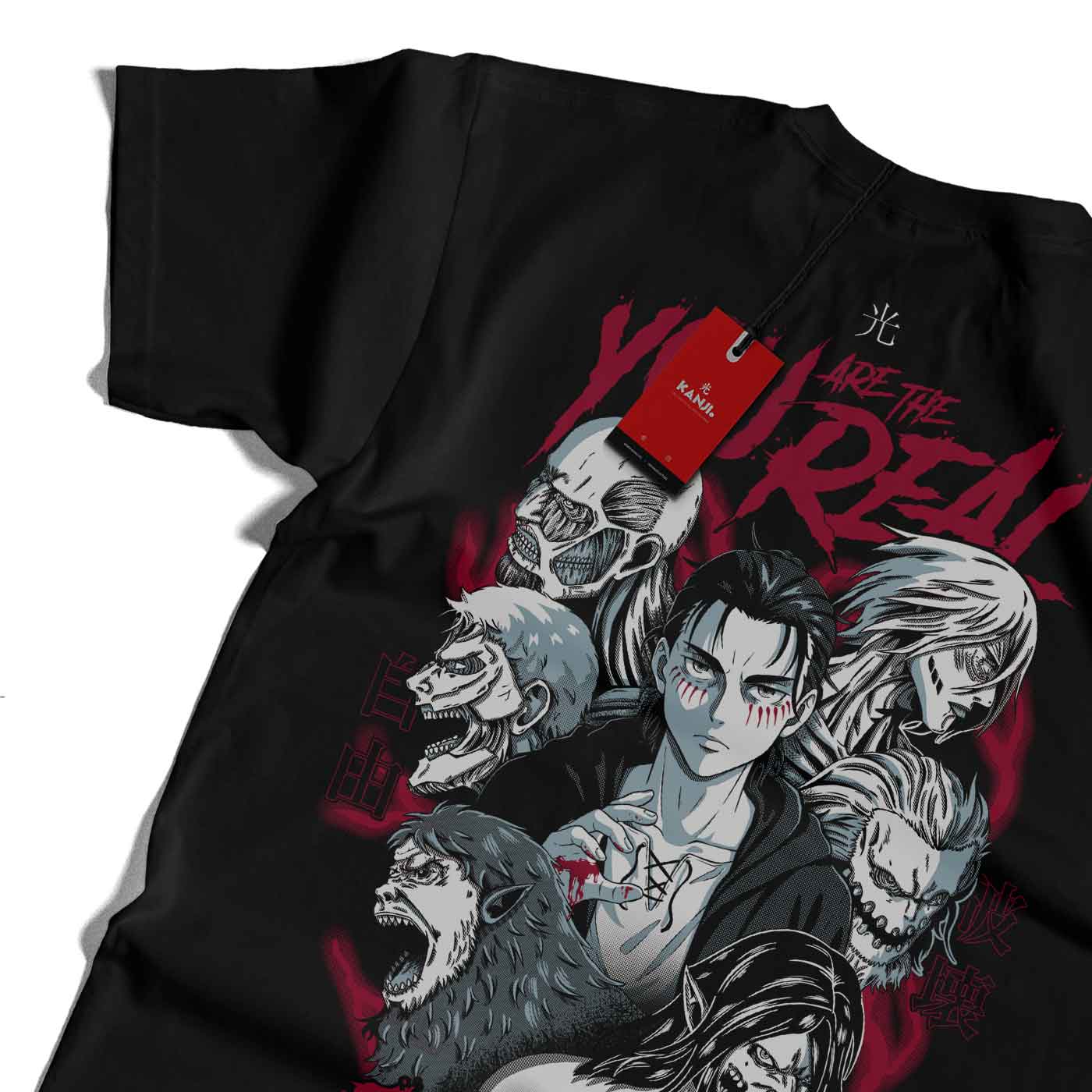 Polera de anime con diseño de Shingeki no Kyojin