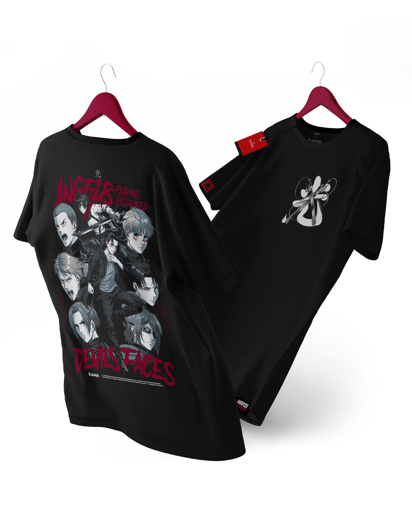 Polera de anime con diseño de Shingeki no Kyojin 2