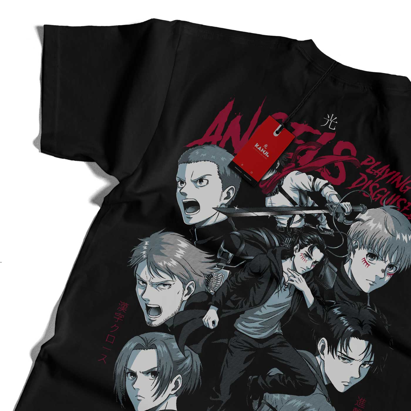 Polera de anime con diseño de Shingeki no Kyojin 2