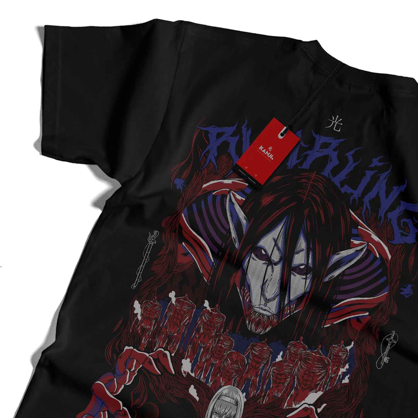 Polera anime con diseño Shingeki no Kyojin 3