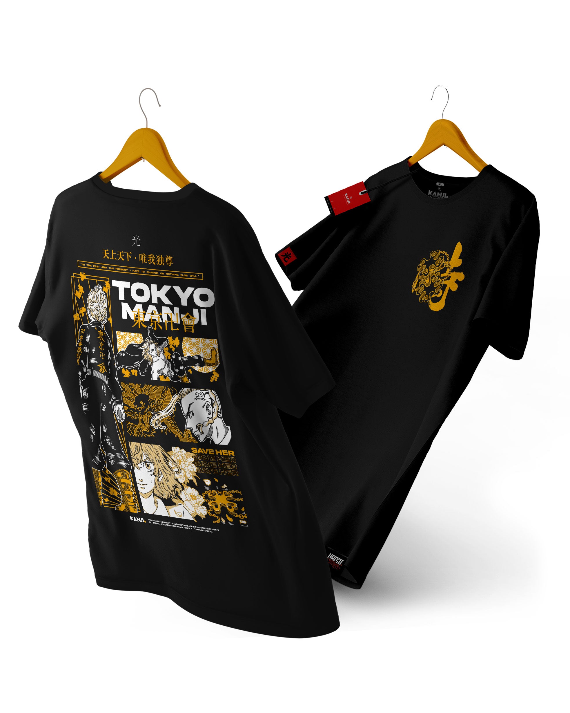 Polera anime con diseño Tokyo Revengers 1  #color_negro