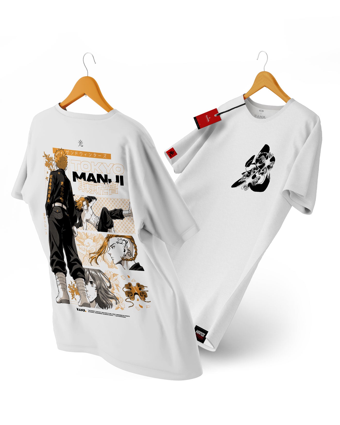 Polera Anime Tokyo Revengers #color_blanco