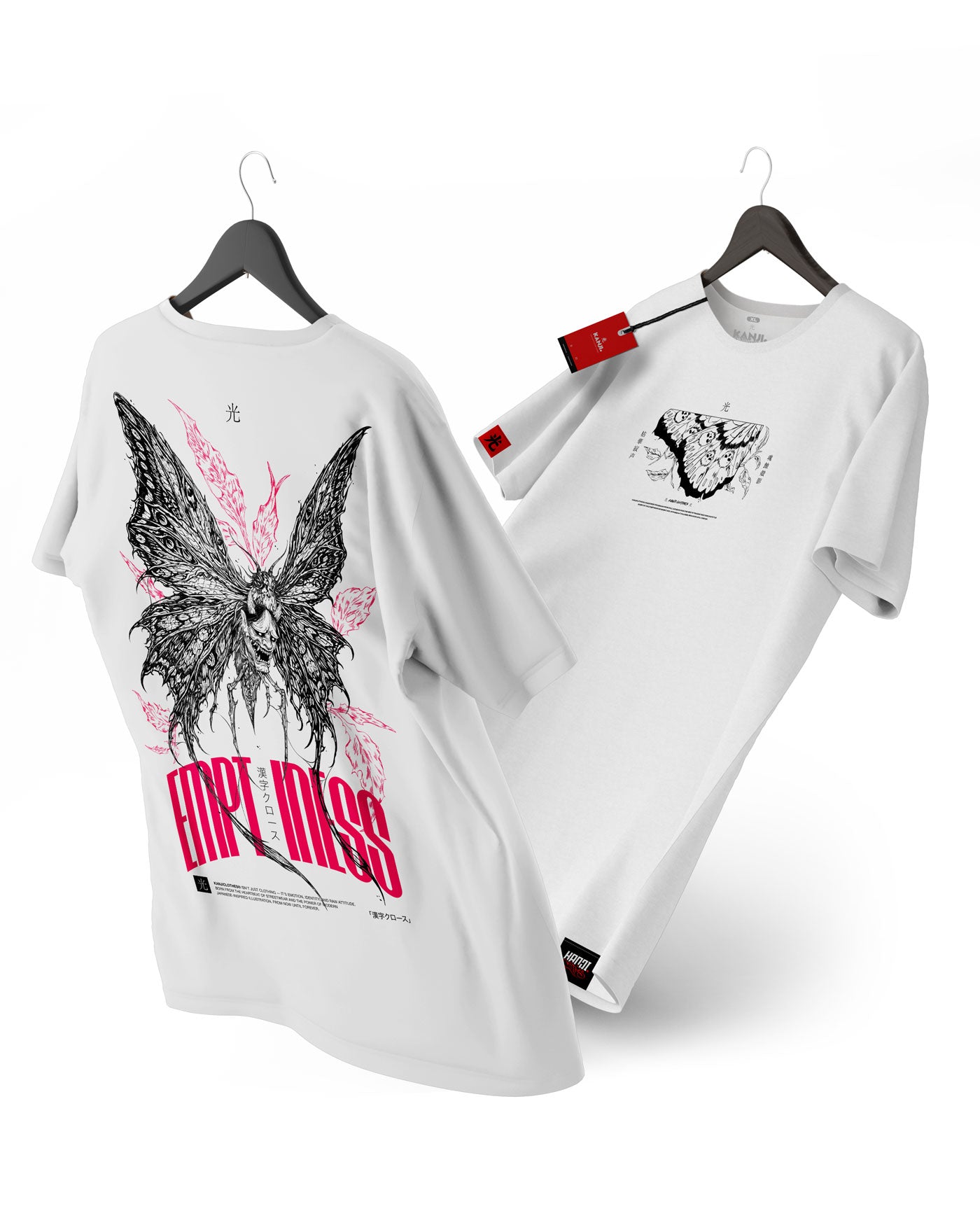 Polera Japonesa Muerte Polilla
