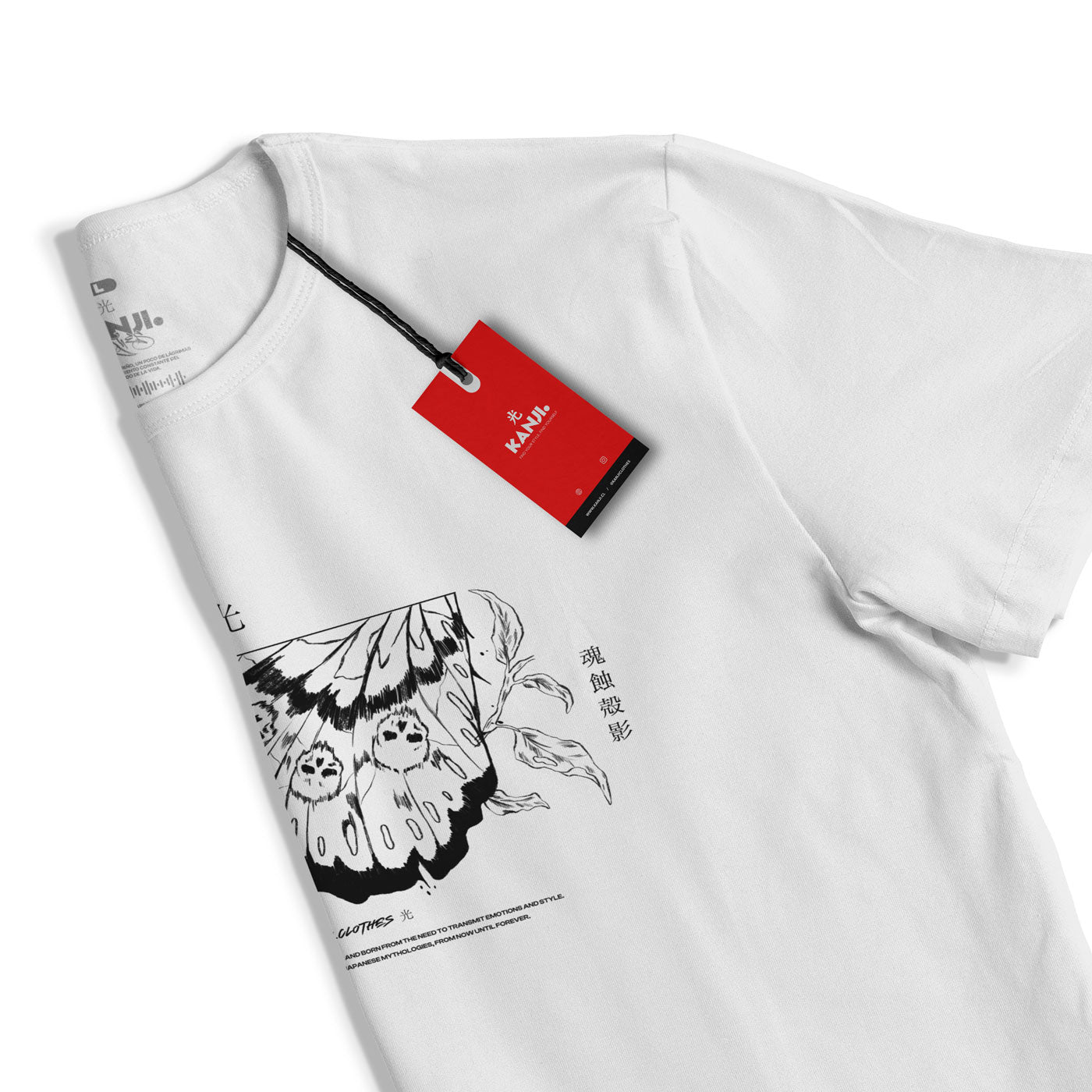 Polera Japonesa Muerte Polilla