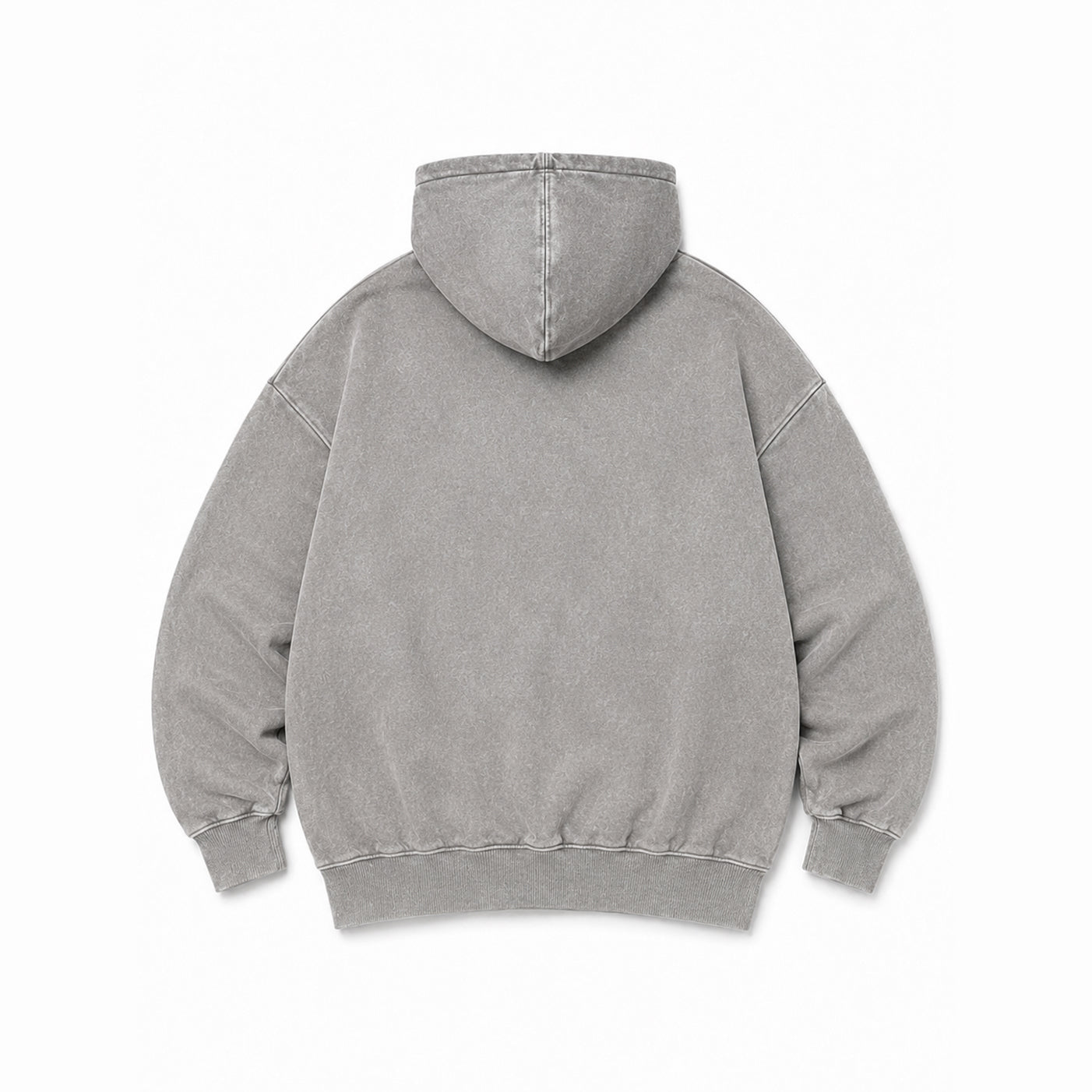 Poleron Hoodie Acid Wash Kanji Basic