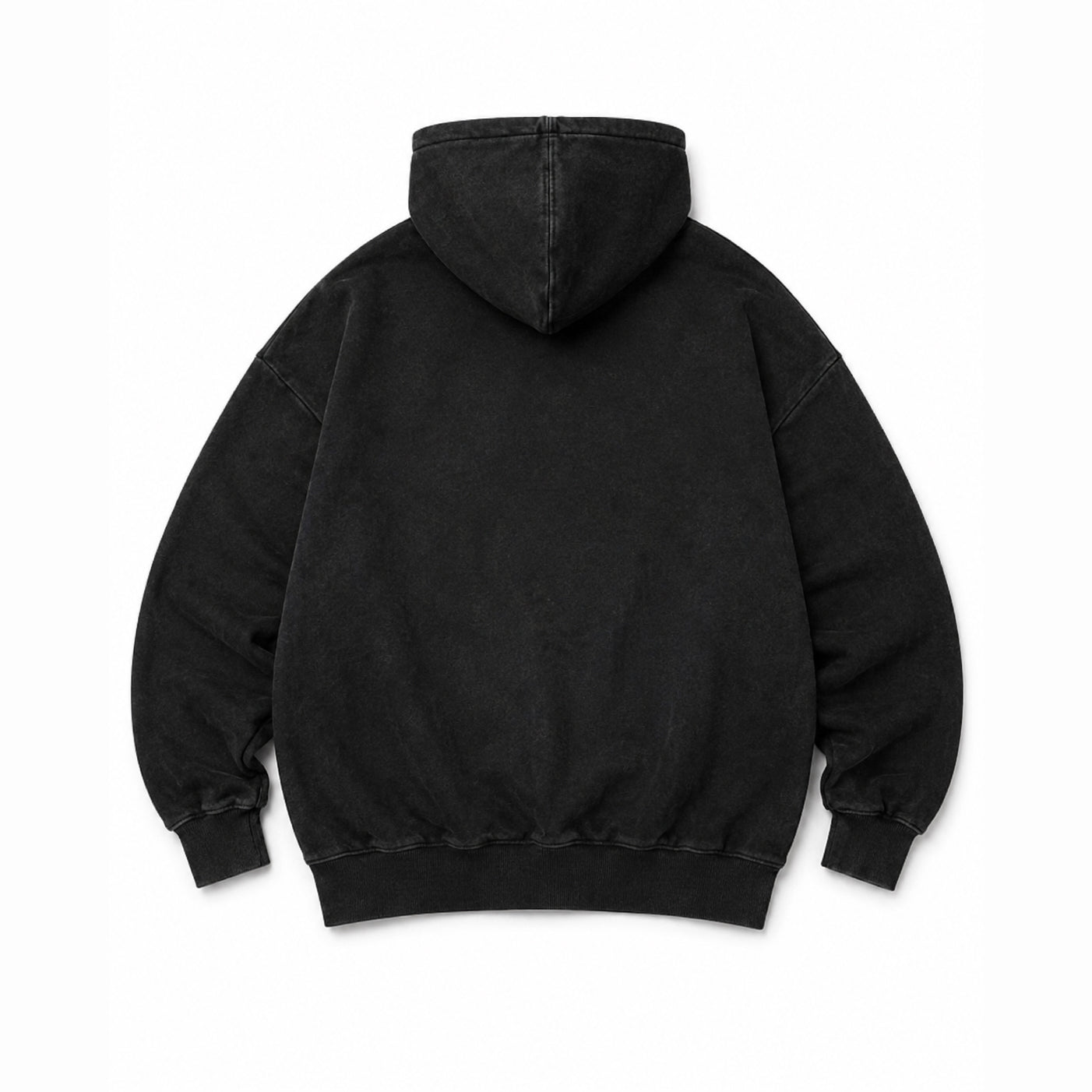 Poleron Hoodie Acid Wash Kanji Basic