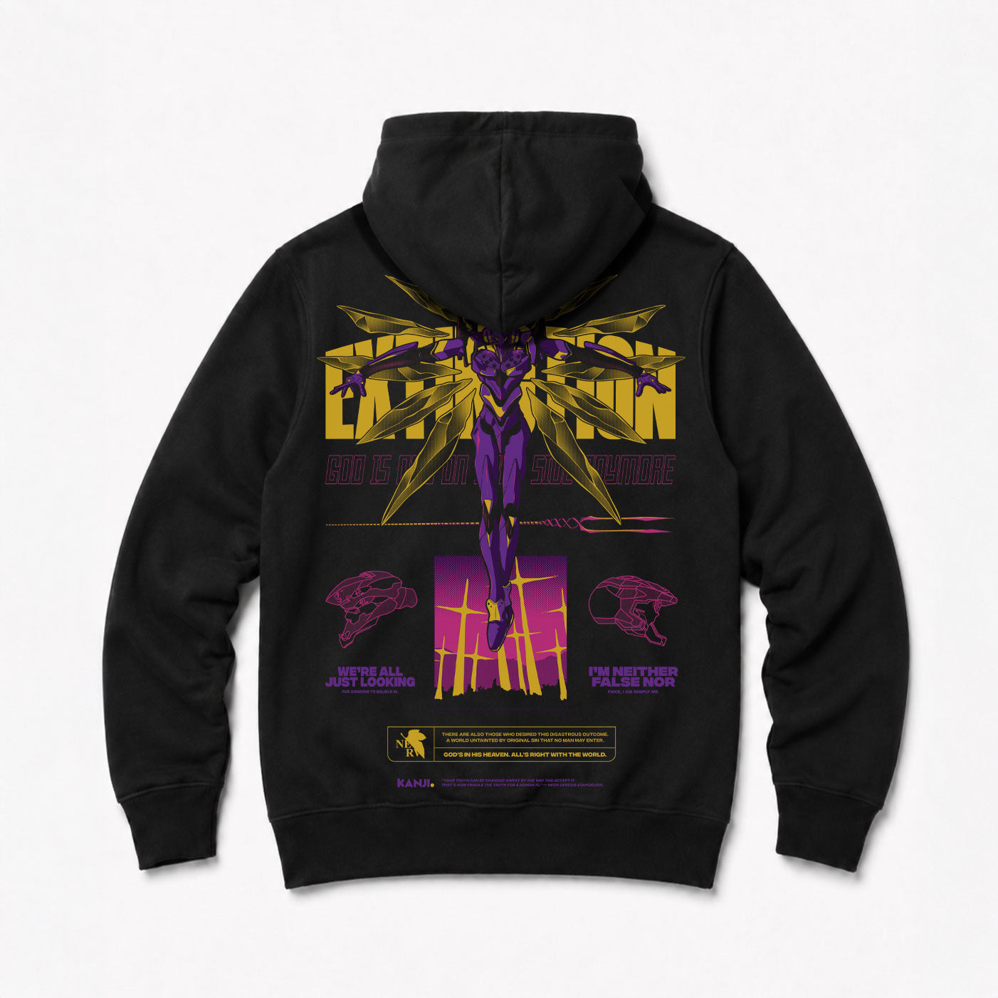 Poleron Hoodie Neon Genesis Evangelion #2
