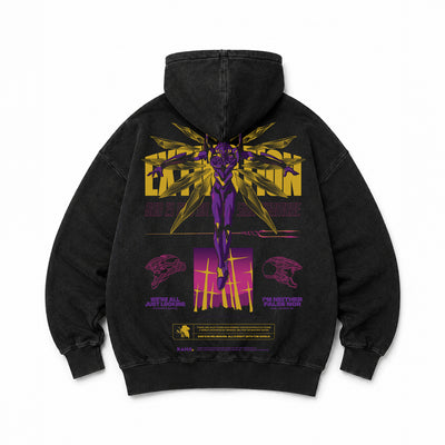 Poleron Hoodie Neon Genesis Evangelion #2