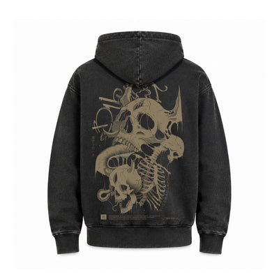 Hoodie Poleron Japones Calavera 