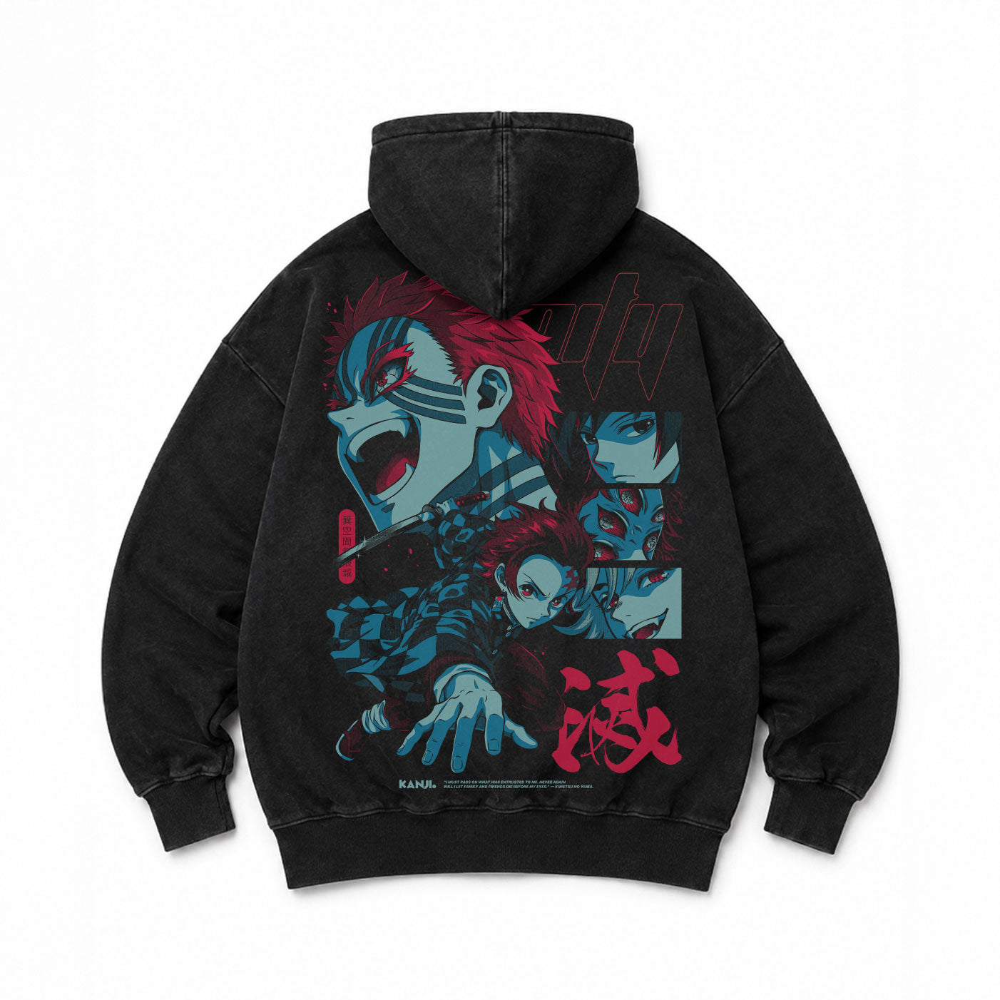 Hoodie Poleron Anime Demon Slayer 
