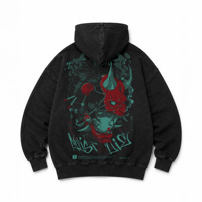 Hoodie Poleron Japones Hannya Geisha 