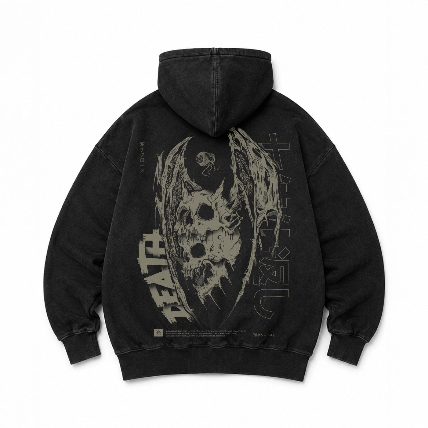 Hoodie Poleron Japones Calavera 