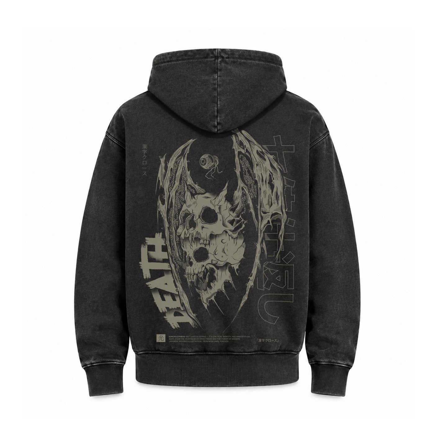 Hoodie Poleron Japones Calavera 