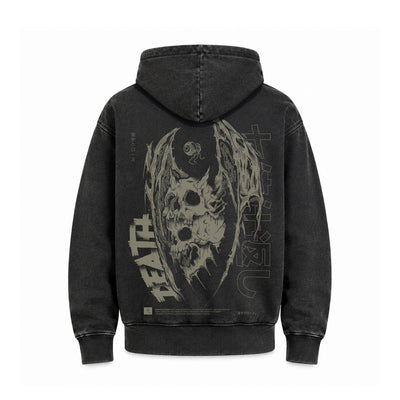 Hoodie Poleron Japones Calavera 