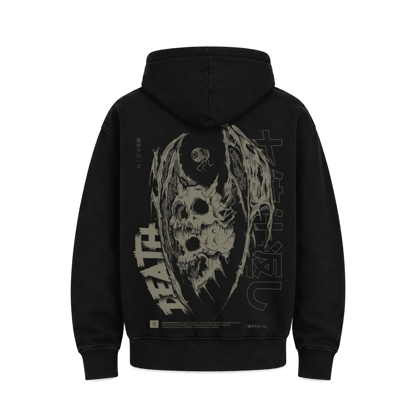 Hoodie Poleron Japones Calavera 