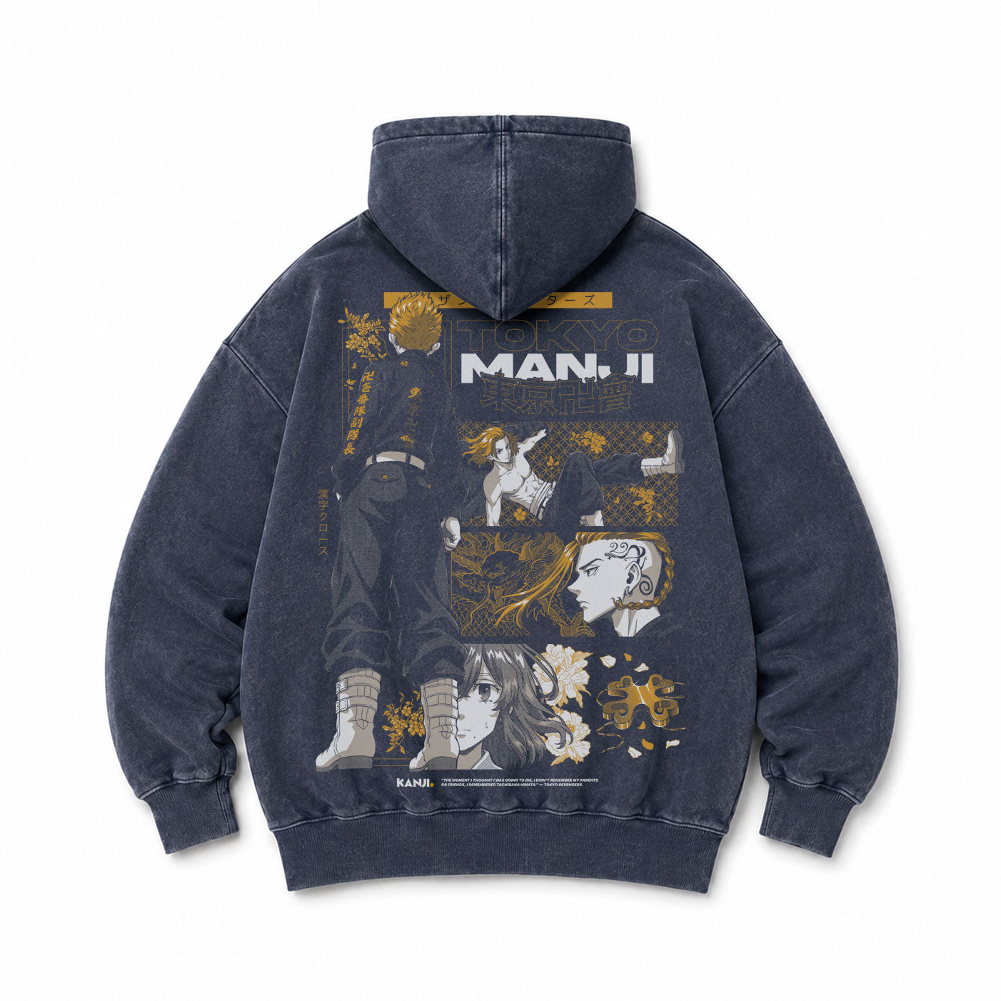 Poleron Oversize Boxy Fit Hoodie Anime Tokyo Revengers