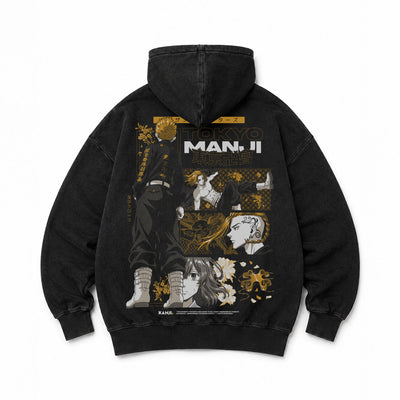 Poleron Oversize Boxy Fit Hoodie Anime Tokyo Revengers