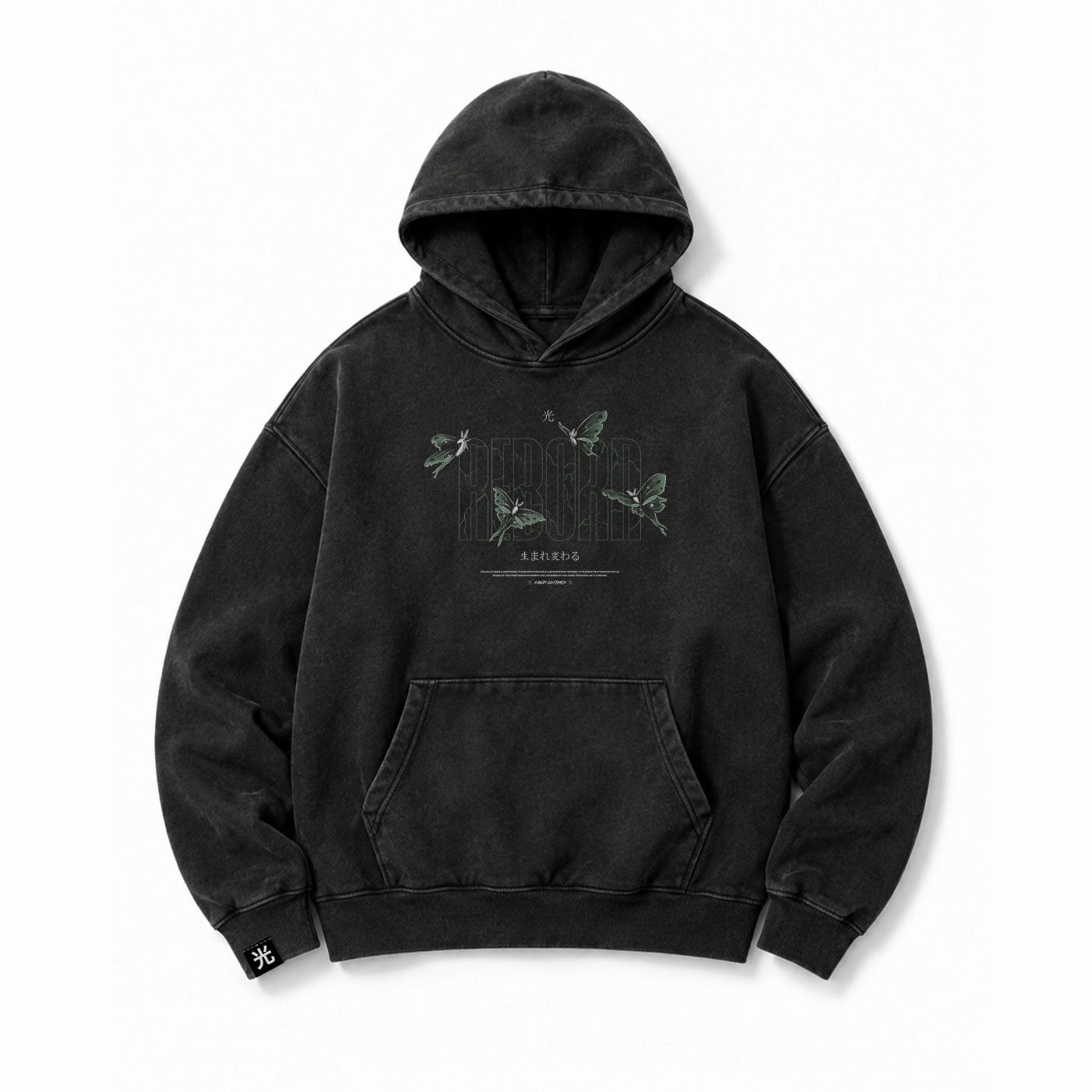 Hoodie Poleron Japones Mascara Polilla 