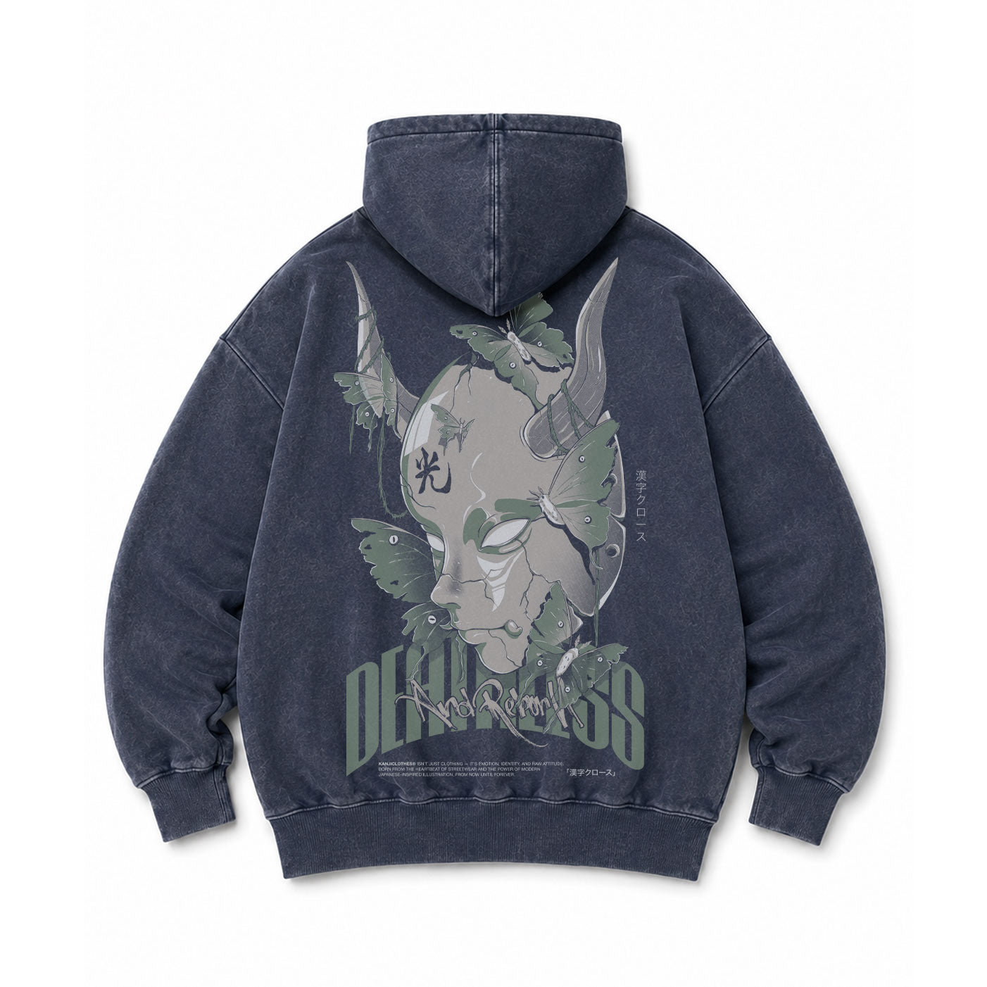 Hoodie Poleron Japones Mascara Polilla 