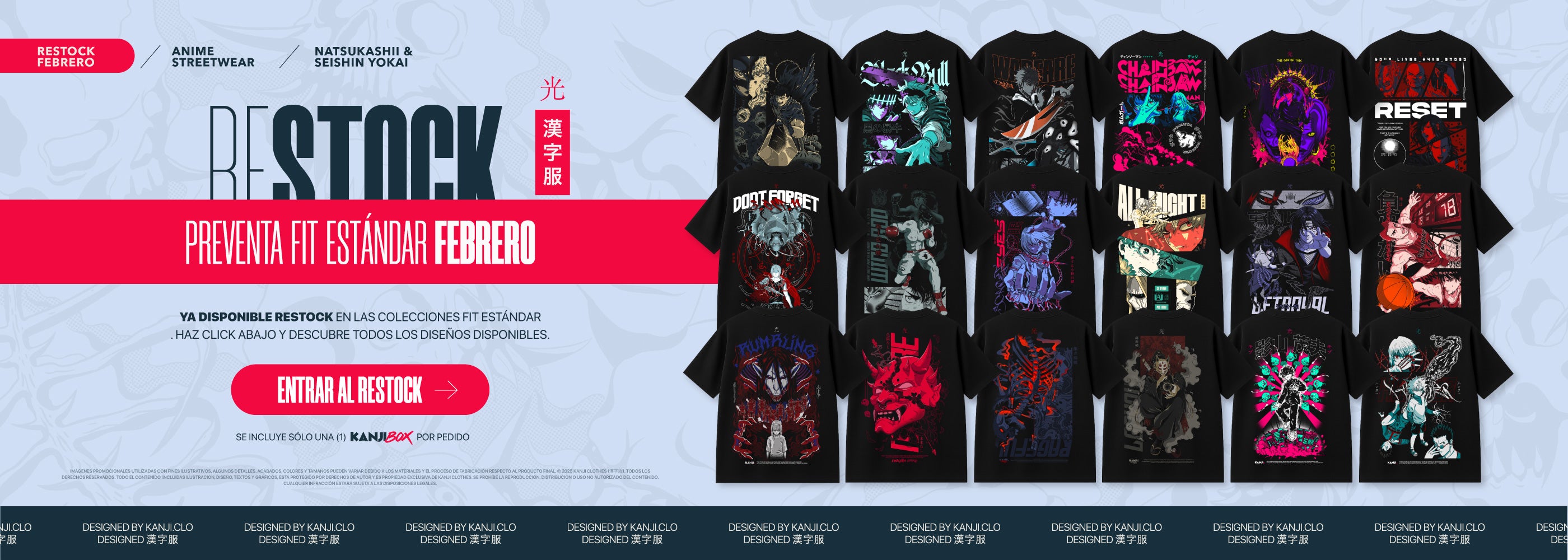 Banner Restock Fit Estándar