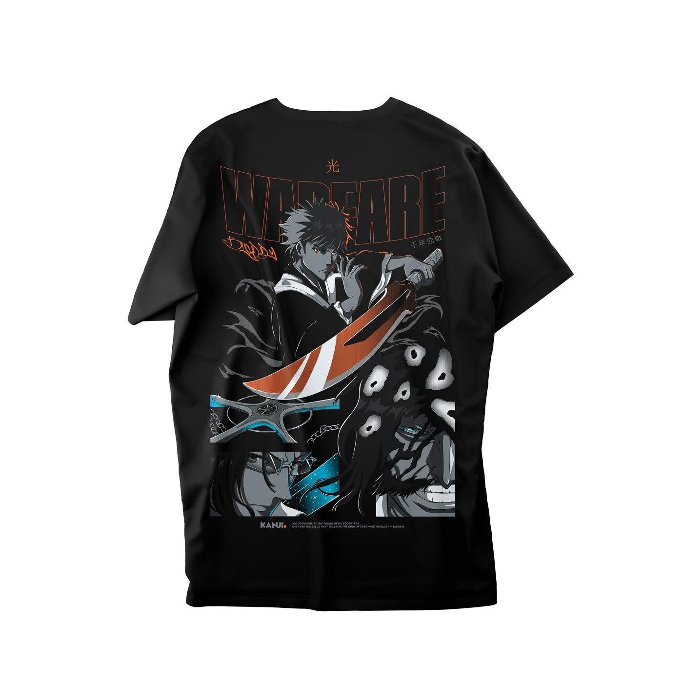 Polera de anime con diseño de Bleach