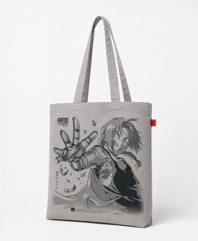 Bolso Totebag Algodón Fullmetal Alchemist Edward Elric Ed #color_gray