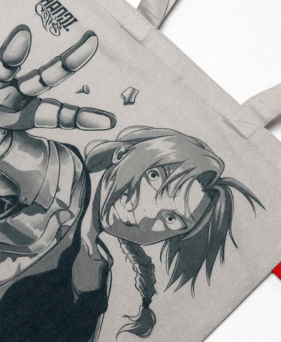 Bolso Totebag Algodón Fullmetal Alchemist Edward Elric Ed #color_gray