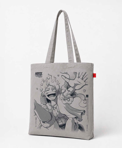 Bolso Totebag Algodón One Piece Luffy #color_gray