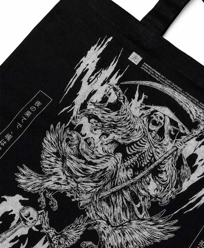 Bolso Tote Bag Japones Death Muerte #color_negro