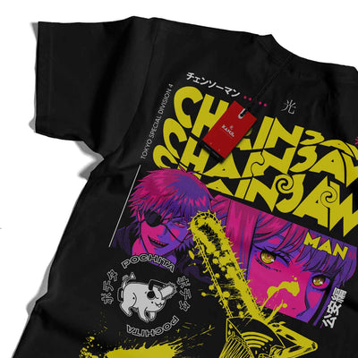 Polera anime con diseño Chainsaw Man 1 