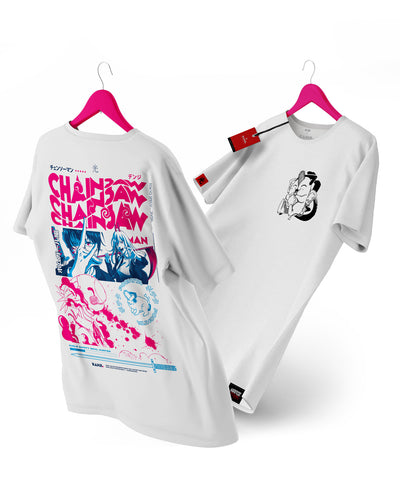 Polera anime con diseño Chainsaw Man 2 