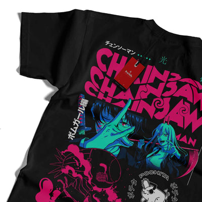 Polera anime con diseño Chainsaw Man 2 