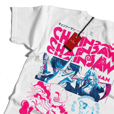 Polera anime con diseño Chainsaw Man 2 