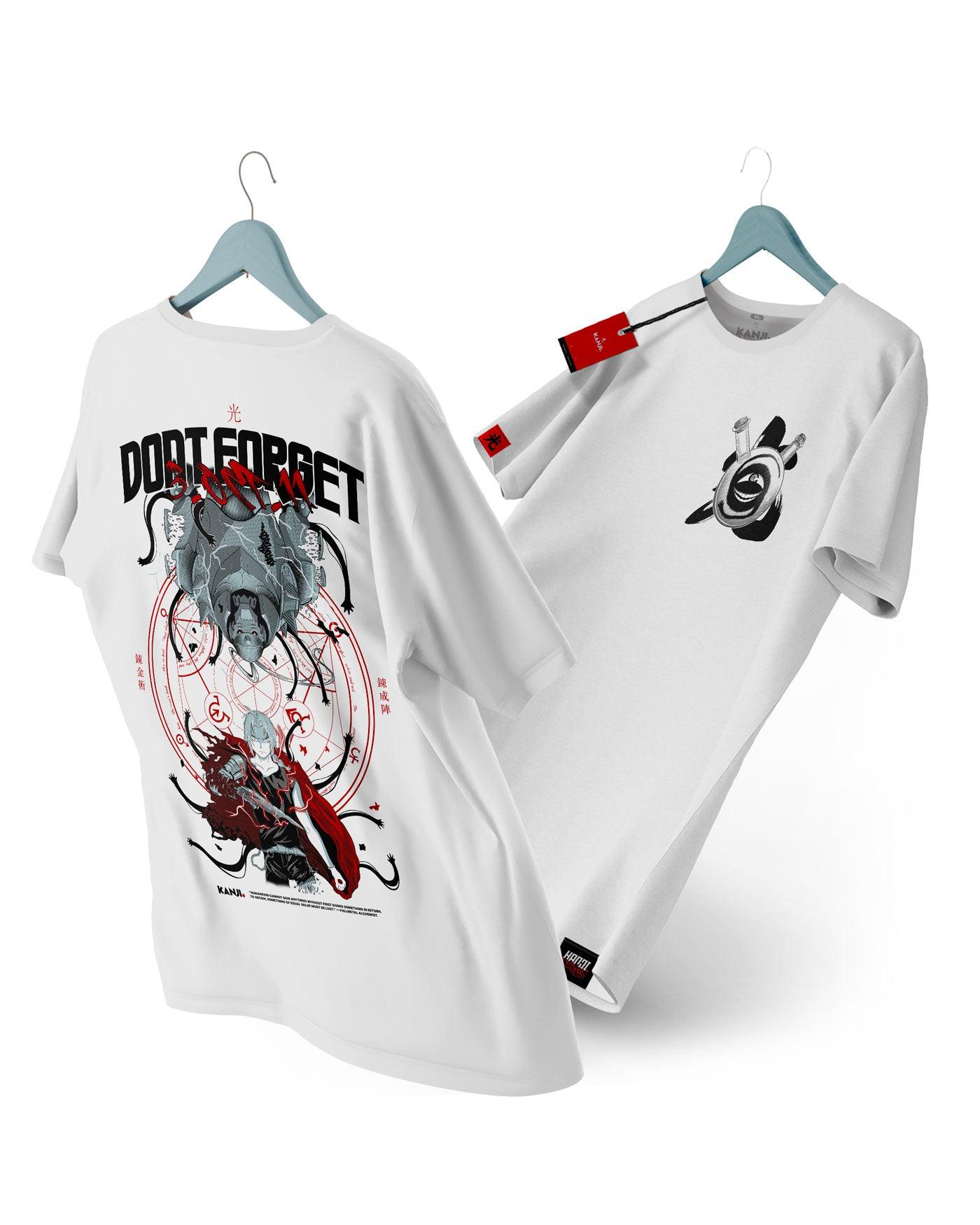Polera anime con diseño Fullmetal Alchemist #color_blanco