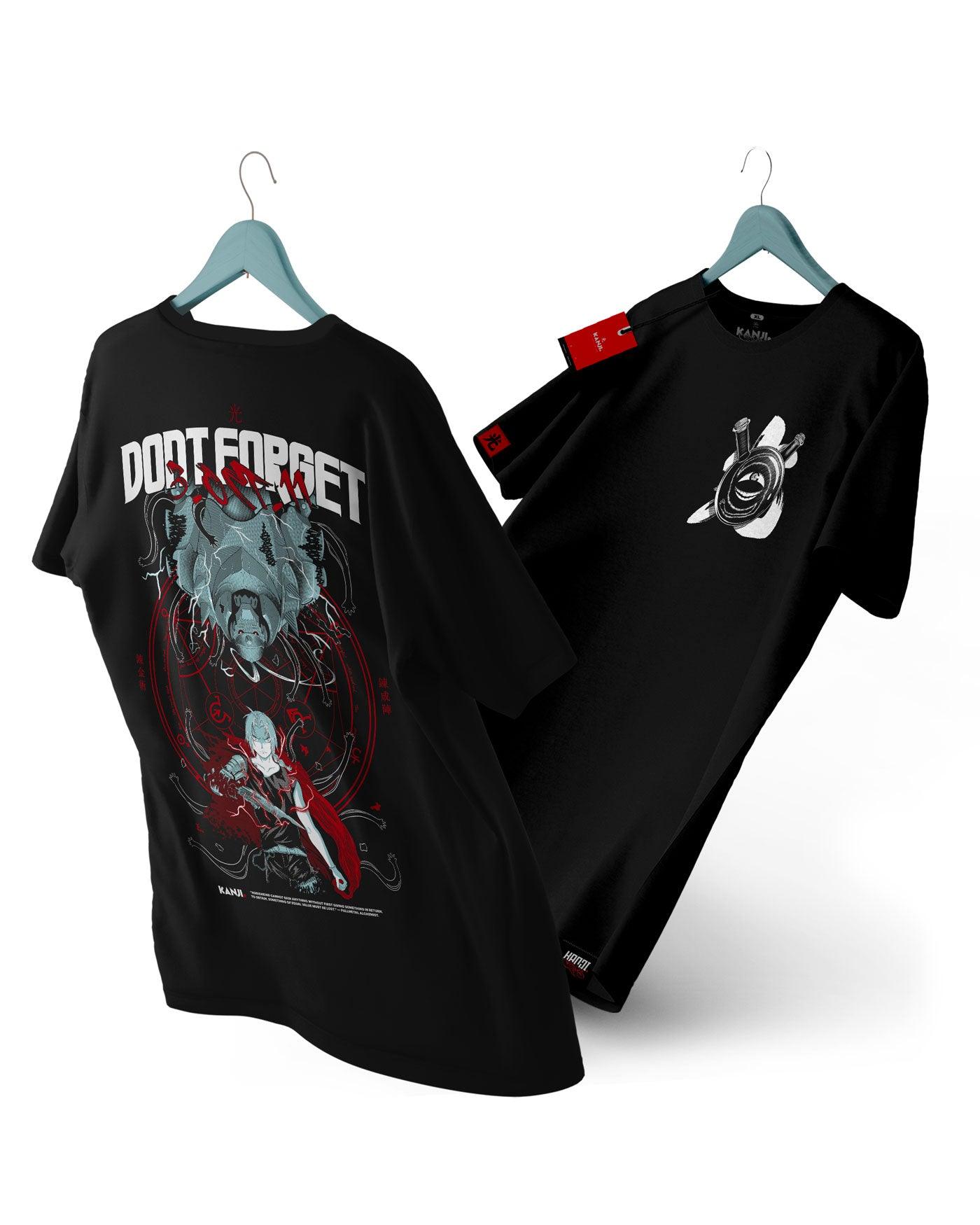 Polera de anime con diseño de Fullmetal Alchemist #color_negro