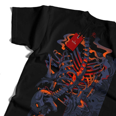 Polera yokais japoneses con diseño Gashadokuro