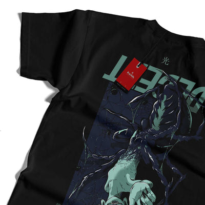 Polera yokais japoneses con diseño Jorogumo