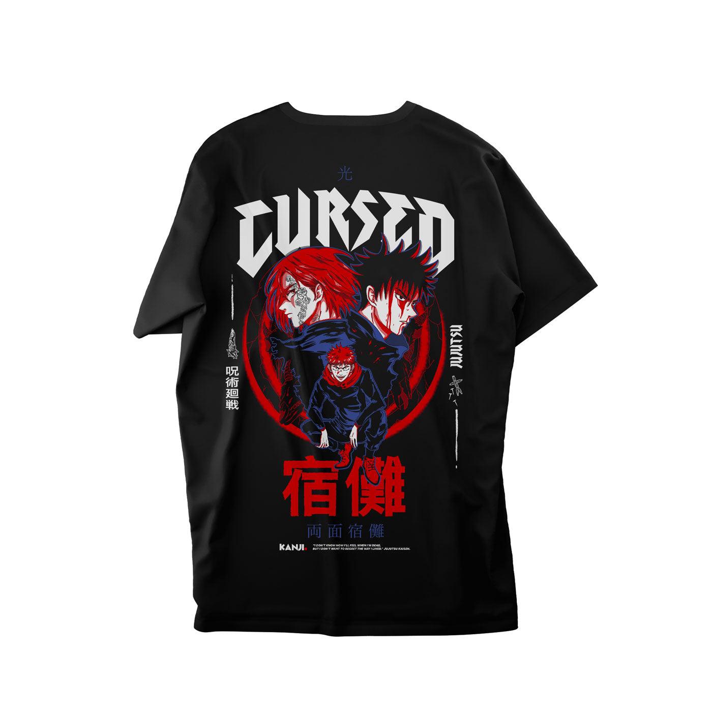 Polera anime con diseño Jujutsu Kaisen 2 #color_negro