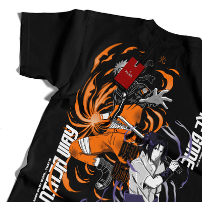 Polera anime con diseño Naruto