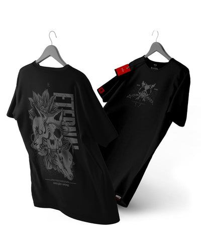 Polera mitología japonesa con diseño Noroi no Tenko  