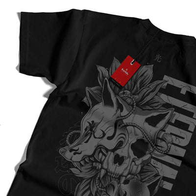 Polera mitología japonesa con diseño Noroi no Tenko  