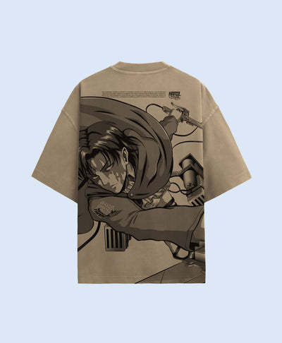 Polera Oversize Anime Shingeki no Kyojin Levi Ackerman 