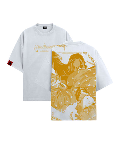 Polera Oversize Anime Kimetsu no Yaiba / Demon Slayer Zenitsu 