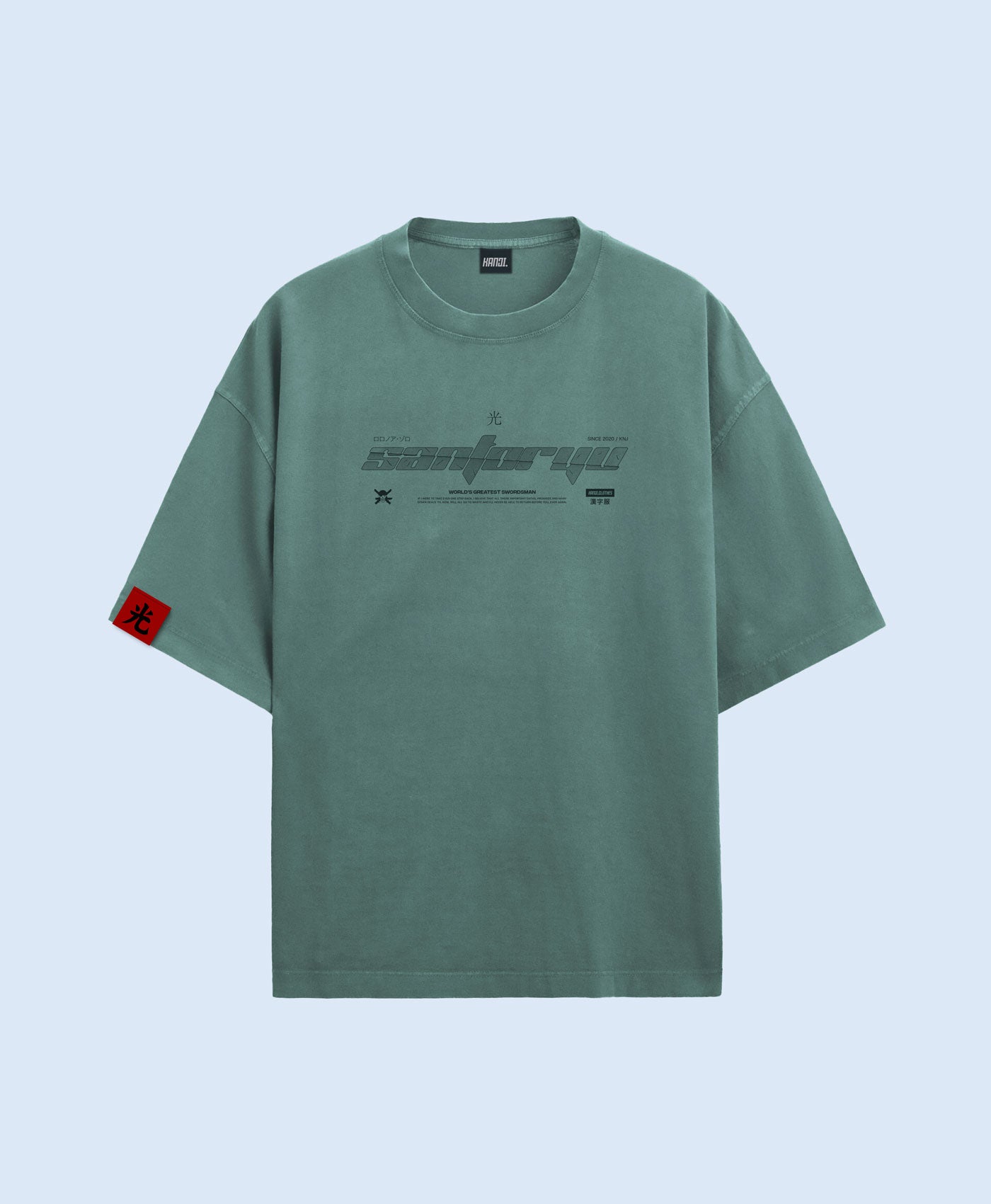 Polera Oversize Anime One Piece Roronoa Zoro 