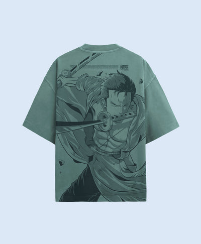 Polera Oversize Anime One Piece Roronoa Zoro 
