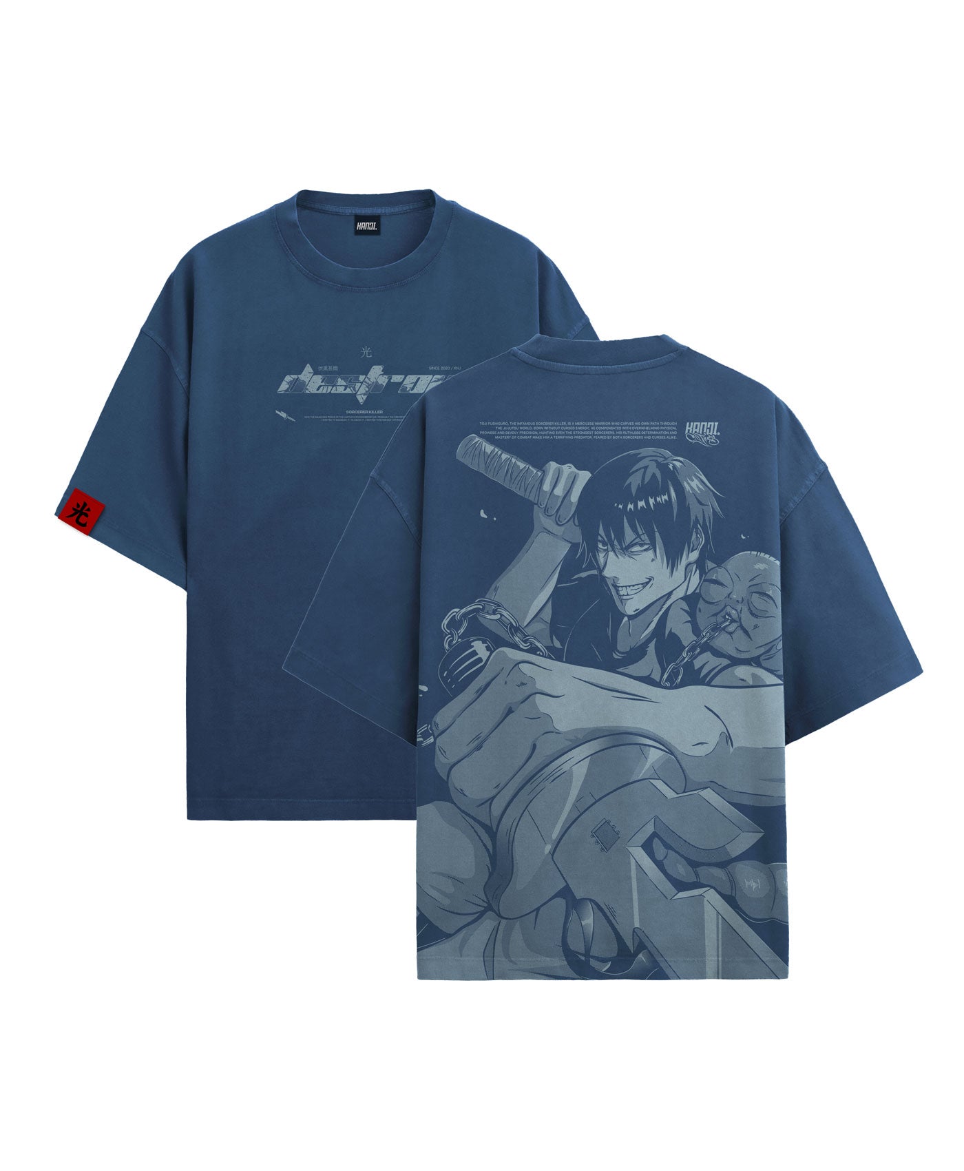 Polera Oversize Anime Jujutsu Kaisen Toji Fushiguro 