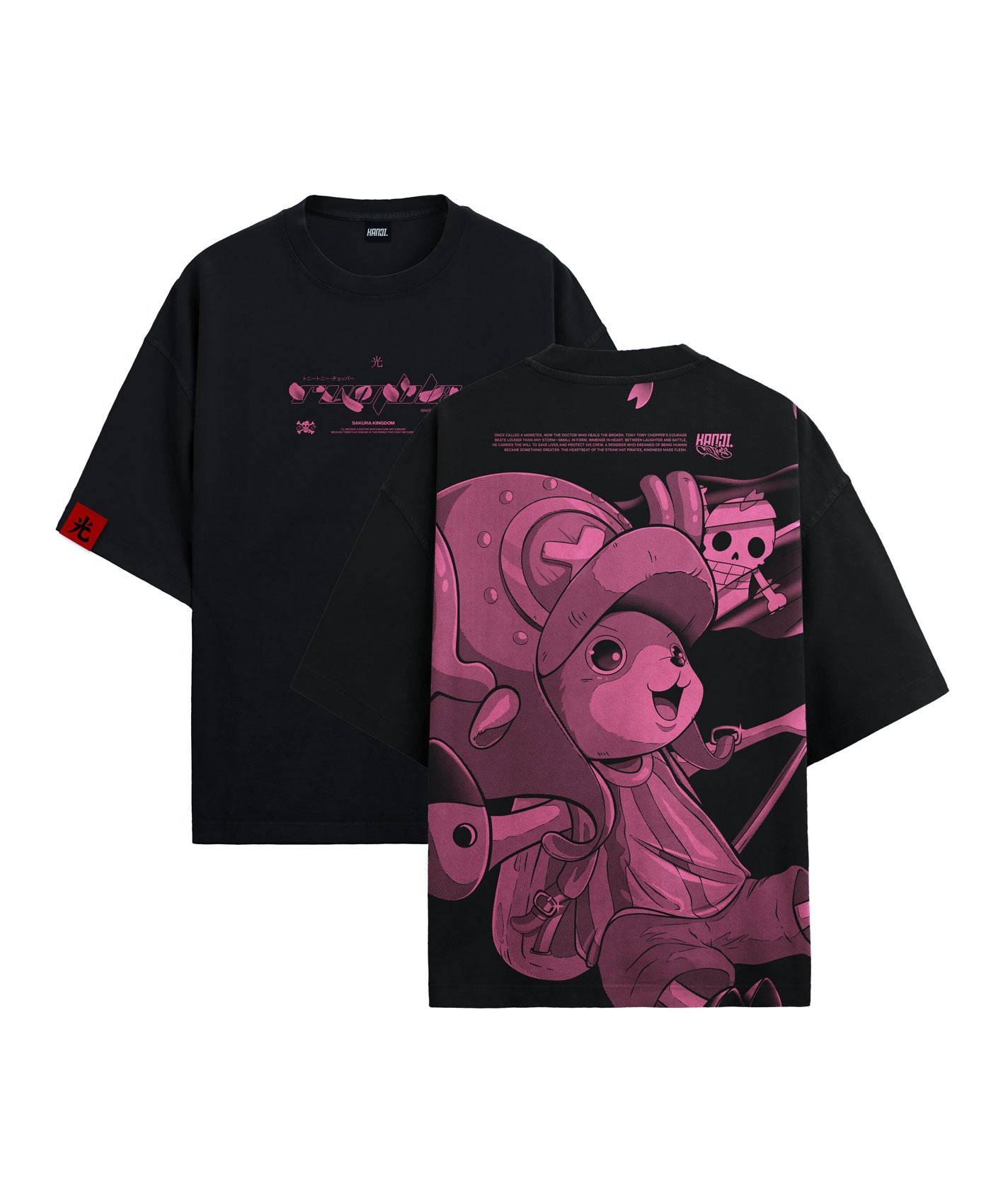 Polera Oversize Anime One Piece Chopper 